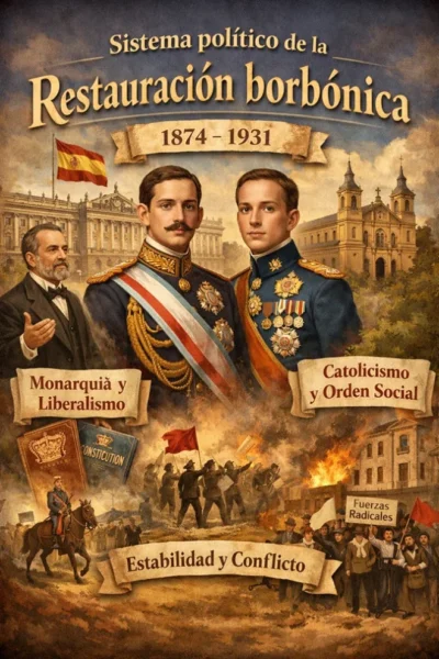 El sistema político de la Restauración borbónica