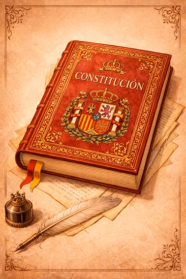 Constitución española de 1876, vigente hasta 1931.