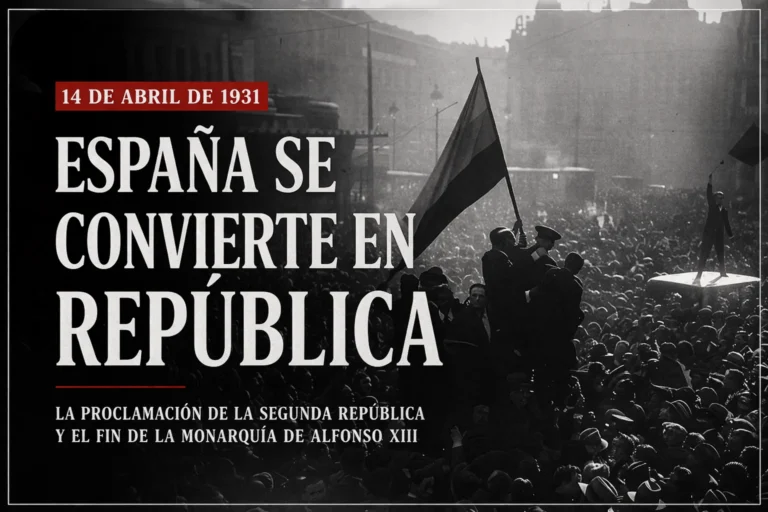 14 de abril de 1931: proclamación de la República