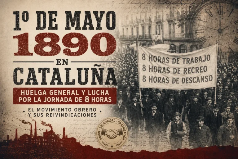 1890: Cataluña se levanta en su primer Primero de Mayo