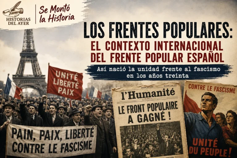 Los Frentes Populares en la década de los treinta: cuando Europa descubrió que pelearse entre amigos era el mejor regalo para los fascistas